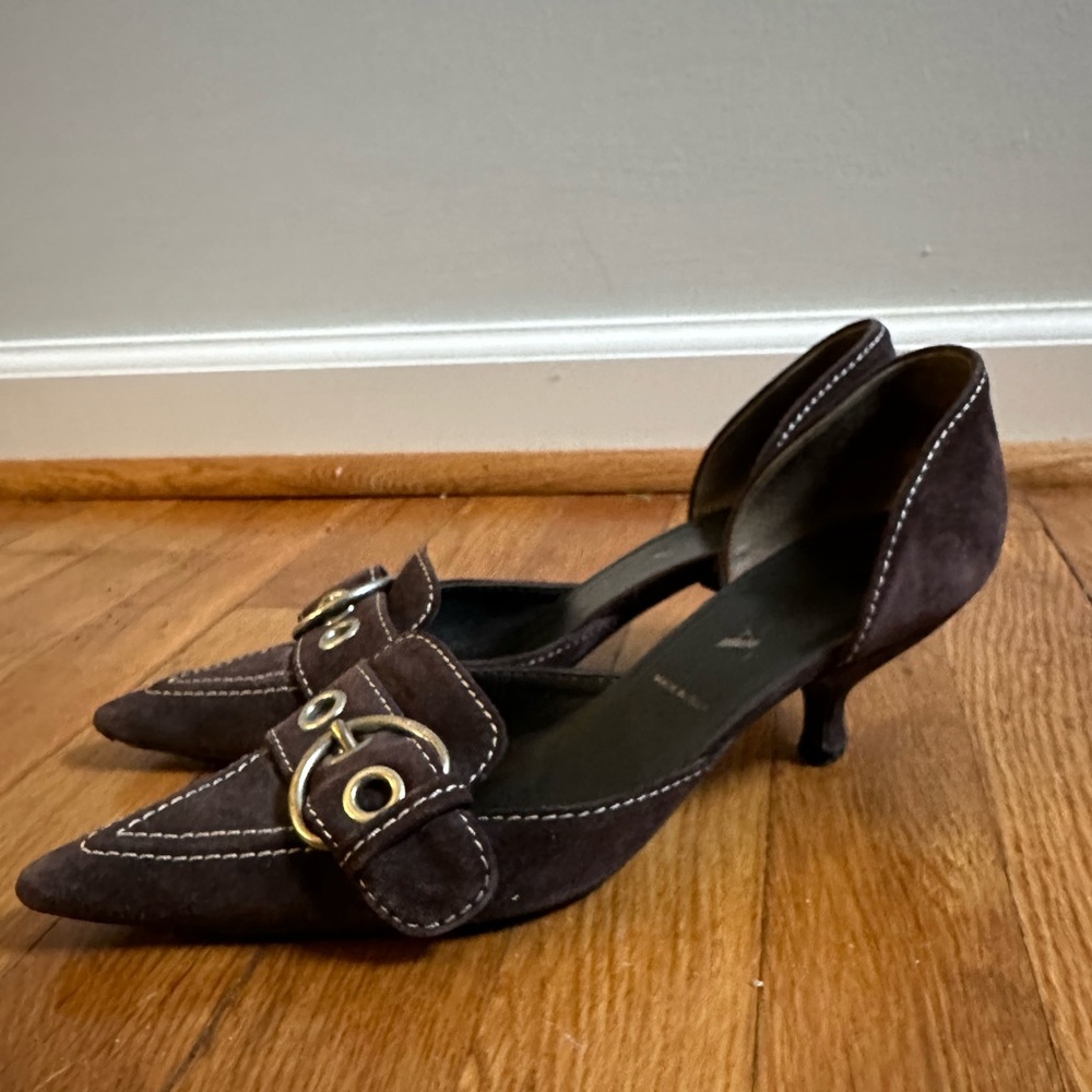 Prada D’orsay Kitten Heels